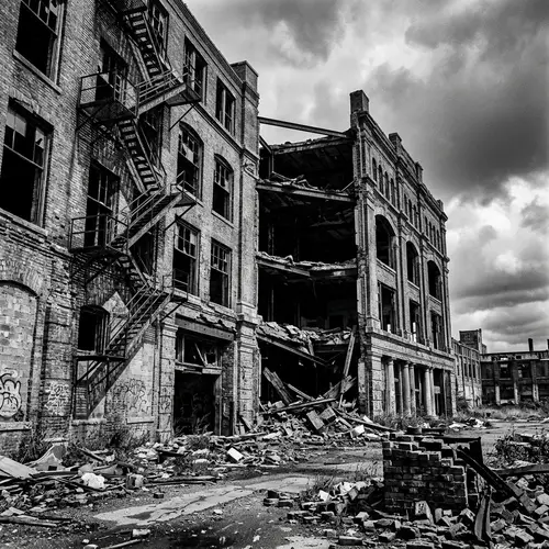 Dramatic Urban Decay Photography: Abandoned Building Exploration