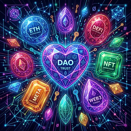 Web3 Gems: Futuristic Digital Gemstones for Crypto Era