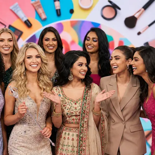 Confident L'Oreal Beauty Queens Embodying Charisma and Elegance