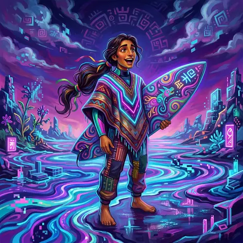 Whimsical Virtual Reality Character Inspired by Salvador Dali - Digital Painting