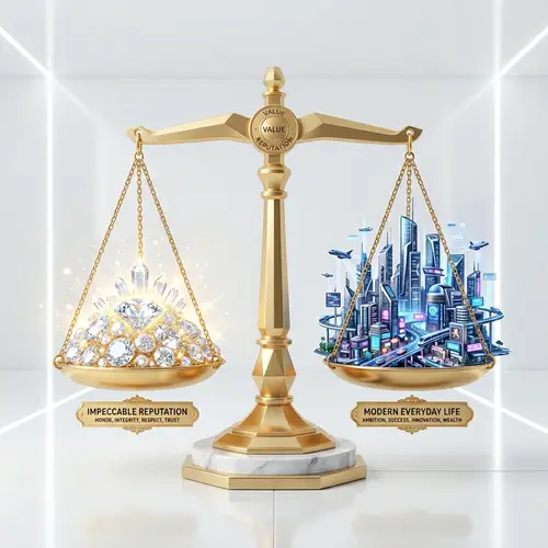 Importance of Reputation: Radiant Diamonds vs Futuristic City