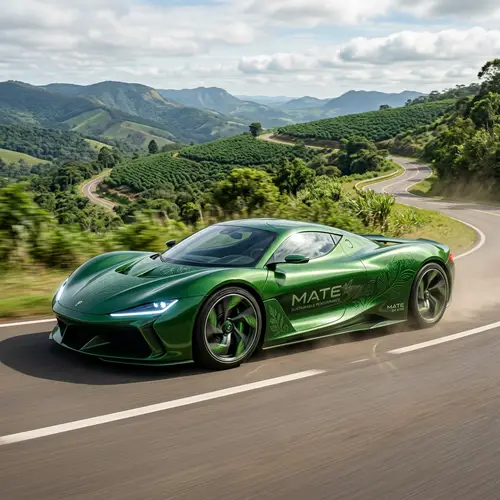 Ultra-Modern Eco-Friendly Supercar Inspired by Yerba Mate Tea