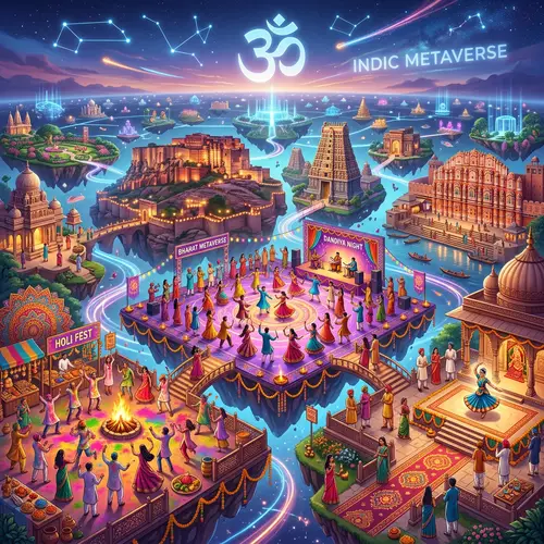 Indian Culture Metaverse: Authentic Representation of Iconic Architecture and Traditional Attires