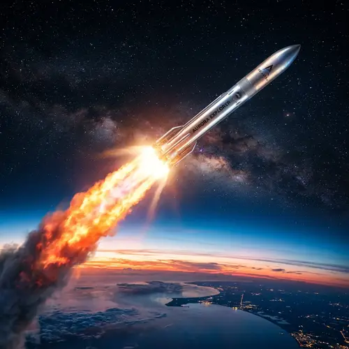 Rocket Launching into Endless Cosmos | Explore the Universe