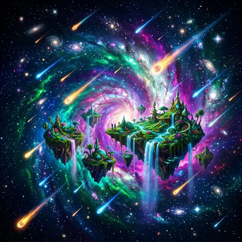 Surreal Galaxy: A Vivid Outer Space Experience