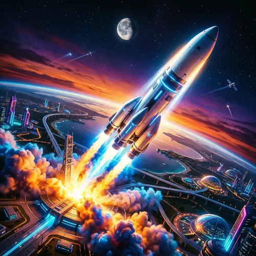 State-of-the-Art Rocket Launch | Sci-Fi Universe Exploration
