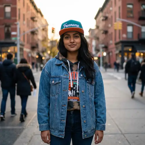 Cool Street Style: South Asian Woman in Freename Snapback