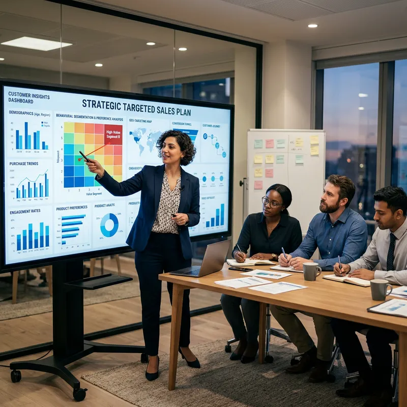 Maximizing Sales with Targeted Approach & Data Analytics Charts