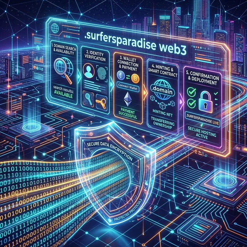 Advanced Website Security with .surfersparadise web3 Domain Registration