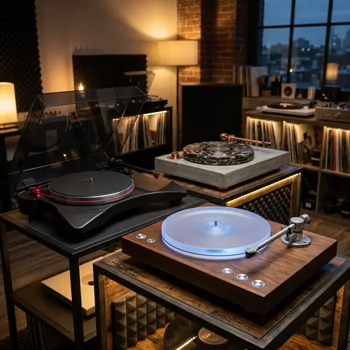 Modern Technology Turntable Designs | Unique Variants and Artistic Flair