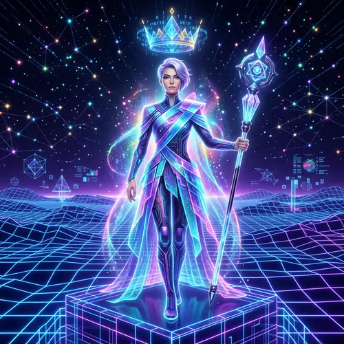 Majestic Figure in the Metaverse | Digital Universe Stardom