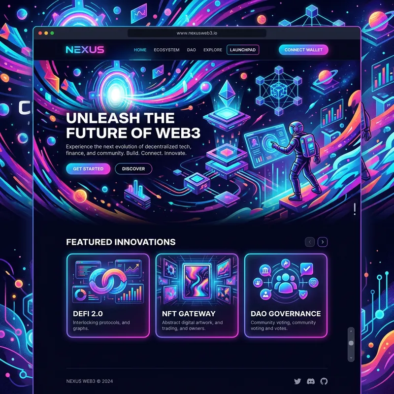 Stylish Web3 Design | High-Energy Graphics & Creativity