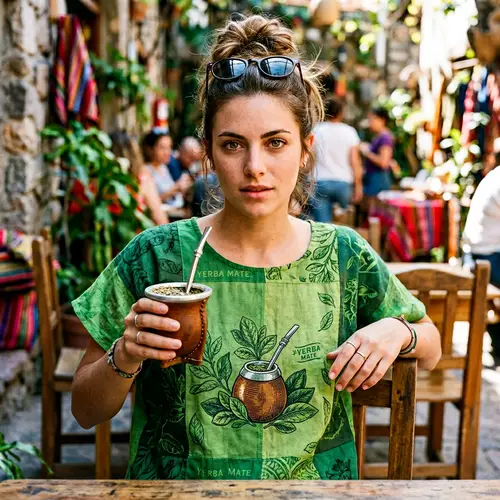 Unique Yerba Mate Top - South American Culture Inspired Fashion