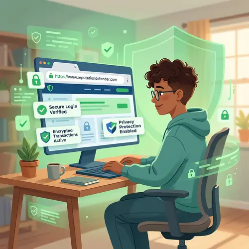 Online Safety with .reputationdefender Domain | Secure Login, Encrypted Transactions