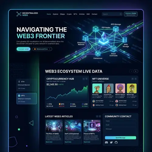 Innovative Web3 Domain Design: Decentralized Elements, Cryptocurrency Trends