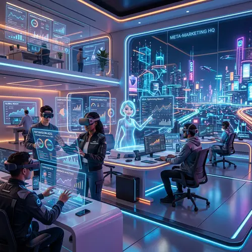 Futuristic Metaverse Marketing Firm: Data Analytics & VR Interfaces
