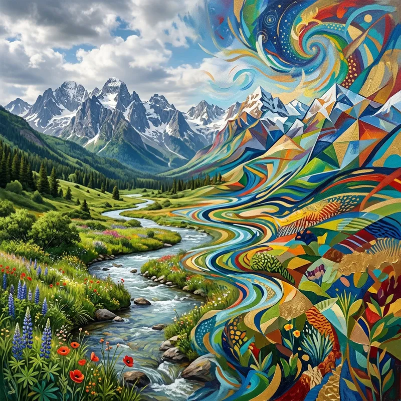 Captivating Landscapes and Abstract Artistry