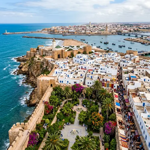 Les Oudayas, Historic Neighborhood in Rabat, Morocco