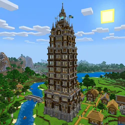 Stunning Minecraft Skyscraper | Building Blocks Showcase