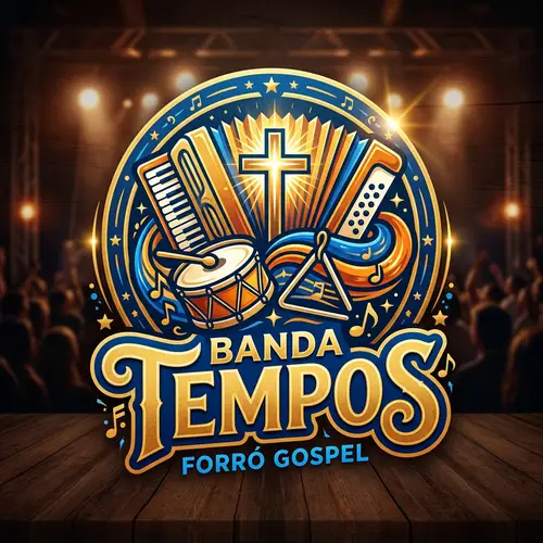 Forró Gospel Band Logo Design - Banda Tempos