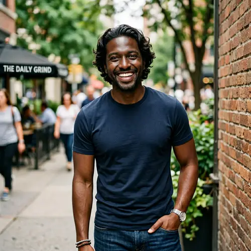 Charismatic Black Man Portrait | Personality Captured