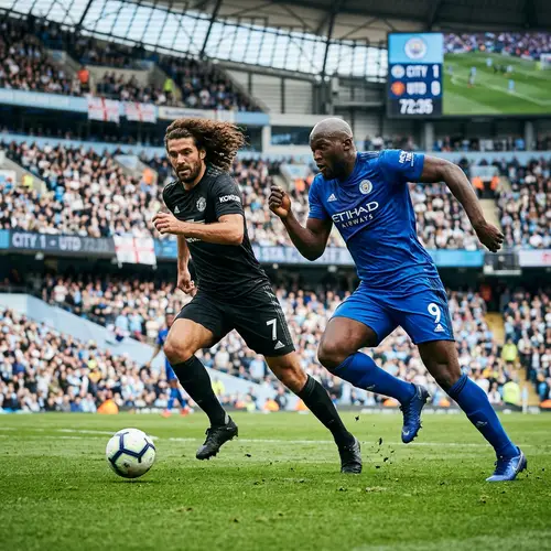 Dynamic Soccer Players in Action on the Field