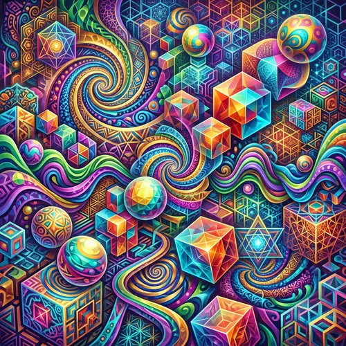 Captivating Abstract Patterns with Shapes & Colors
