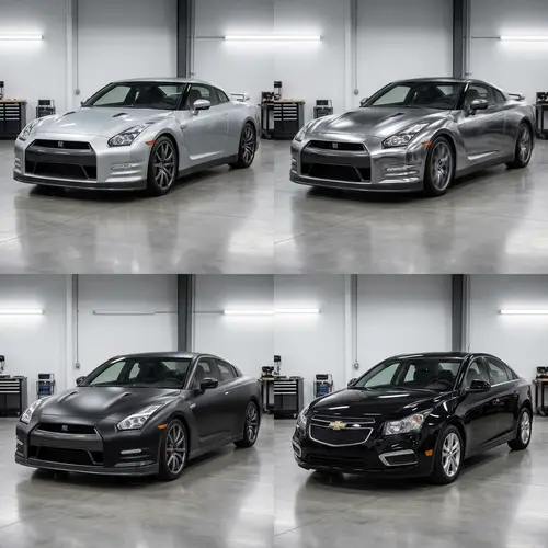 Nissan GTR R35 to Chevrolet Cruze 2015 Black Transformation