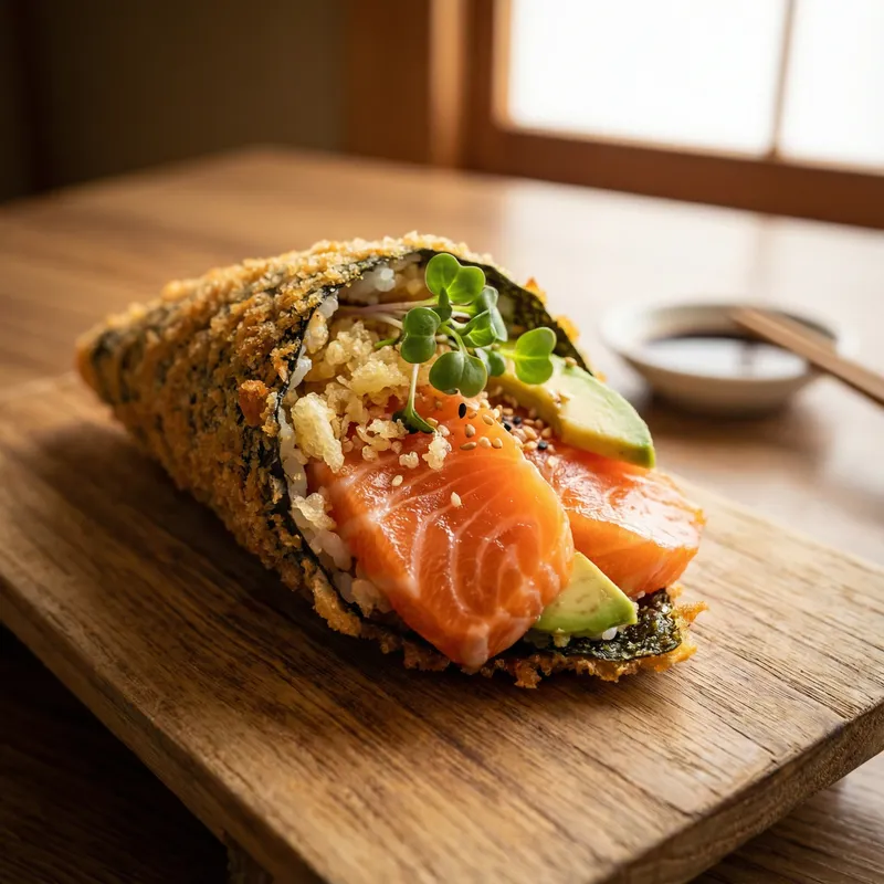 Delicious Temaki Frito: A Sushi Delight Delicious Temaki Frito: A Sushi Delight