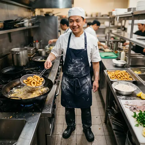 Fried Squid Recipe by a Head Chef