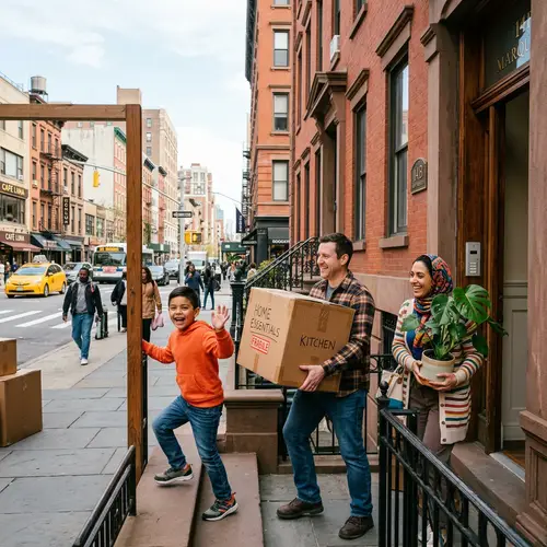 Exciting New Beginnings - Family Moves to Vibrant City Home