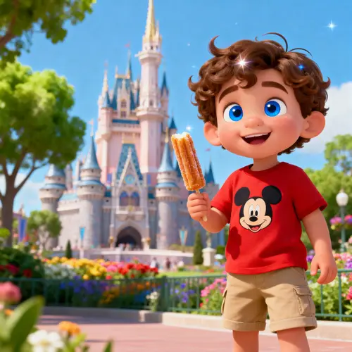 Disney Animation of a 3-Year-Old Boy