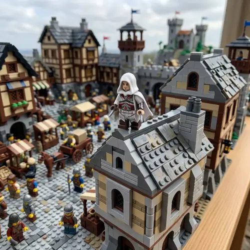 Lego Assassin's Creed Miniature Scene | Stealth Video Game Inspired