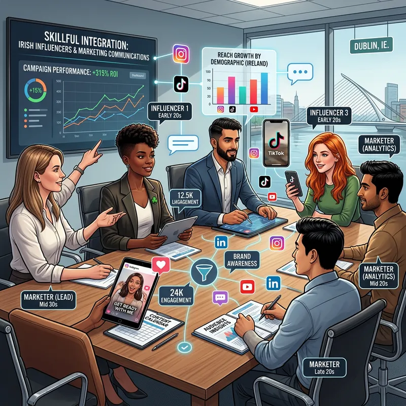 Social Media Influencers of Ireland: Marketing Team Integration and Strategic Discussions