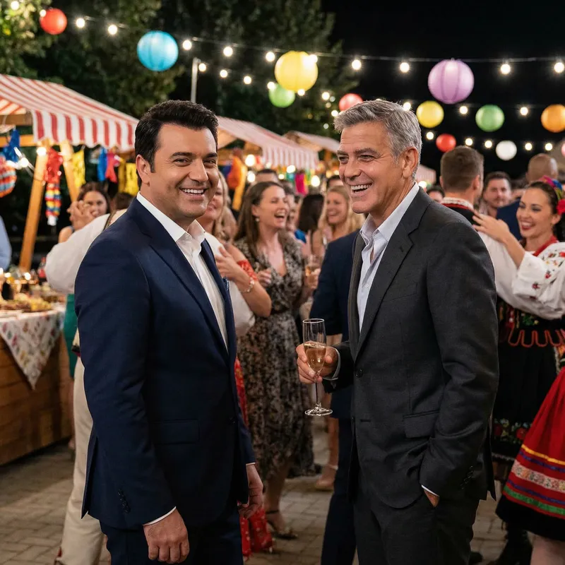 Meladze and Leonardo DiCaprio Together at Celebration Event