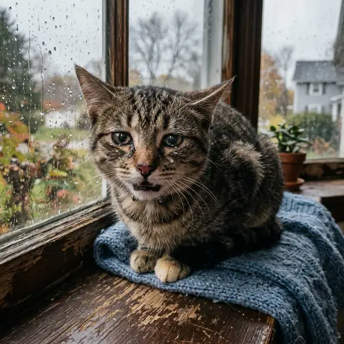 Crying Cat - Emotional Feline Moments