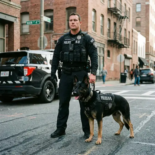 Badass K9 Officer and Dog: Unstoppable Team