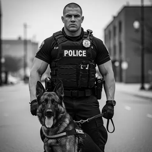 Badass K9 Officer and Dog: Unstoppable Team