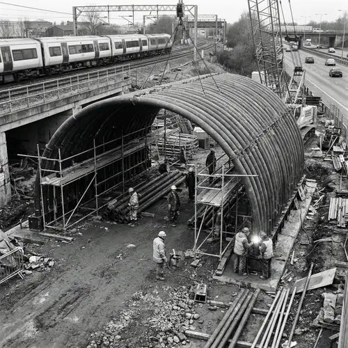 Metal Pipe Arch Construction for Railway Crossings and Motorways