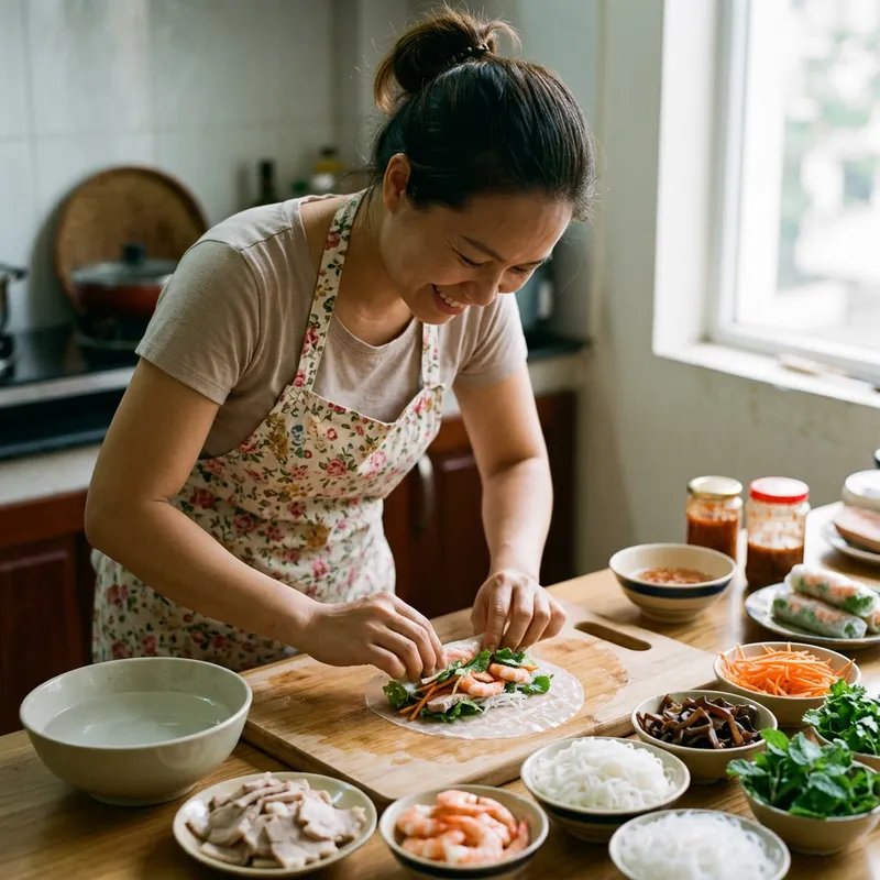 Homemade Spring Rolls - Easy Tutorial