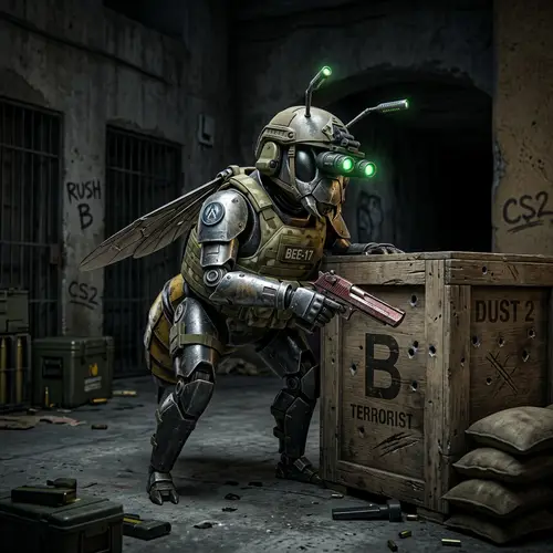 Bee in Counter-Strike 2 Style: Tactical and Futuristic