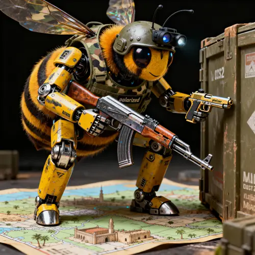 Bee in Counter-Strike 2 Style: Tactical and Futuristic