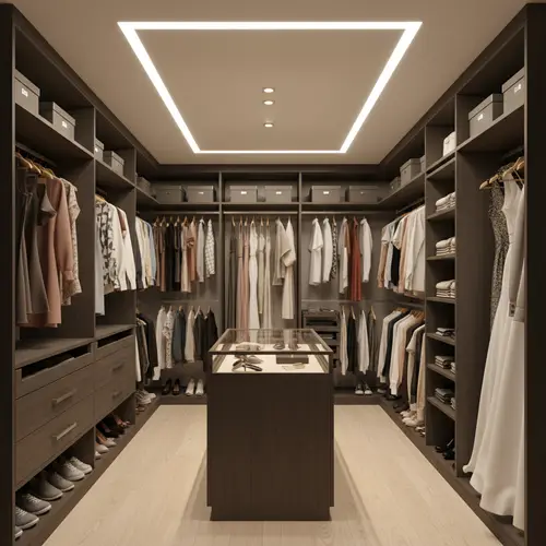 Stylish Closet with Drawers for Shoes & Dresses