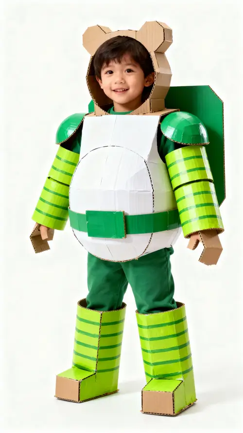 Child Gummy Bear Space Suit Costume - 3D Render