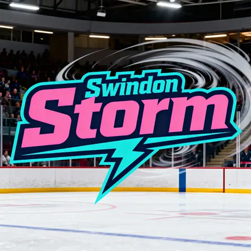 Modern Swindon Storm Ice Hockey Logo Design