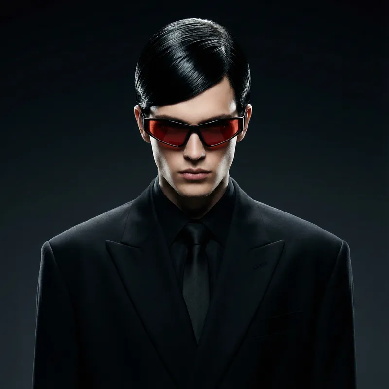 Avant-Garde Fashion Portrait of a Young Man Avant-Garde Fashion Portrait of a Young Man