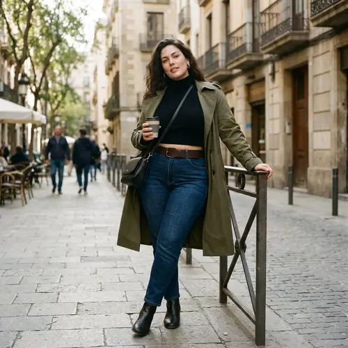 Sensual Elegance: The Allure of a Coastal Dancer