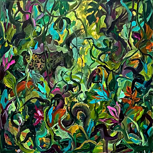 Abstract Jungle: A Colorful Ecosystem Experience