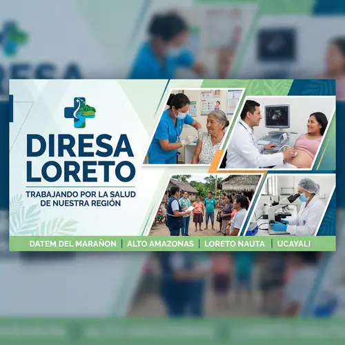 Modern Health Banner Design for Loreto Regions