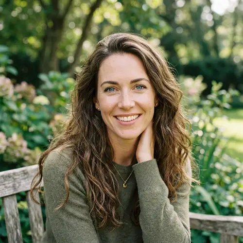 Realistic Portrait of a 35-Year-Old Woman